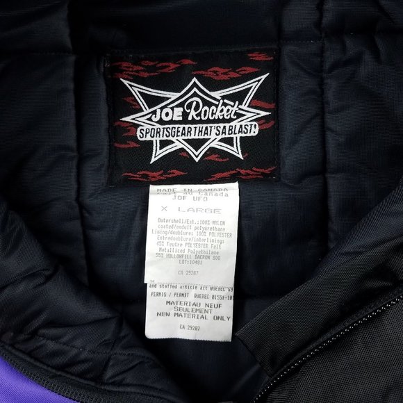 New VTG 80s/90s Joe Rocket Racing Jacket NWT - Picture 4 of 6
